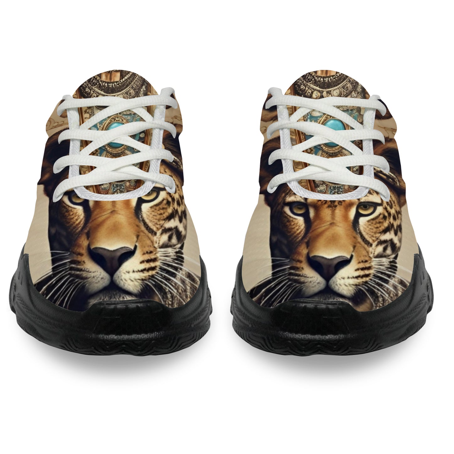 R&RH Men's Leopard Chunky Shoes