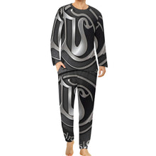 Load image into Gallery viewer, R&amp;RH silver pendent grey men&#39;s pajama set
