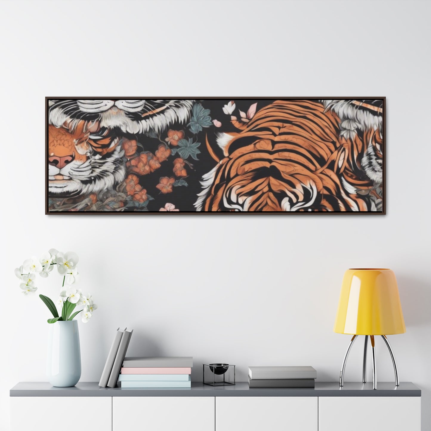 R&RH Vibrant Tiger Gallery Canvas Wrap - Nature-Inspired Wall Art for Home Décor