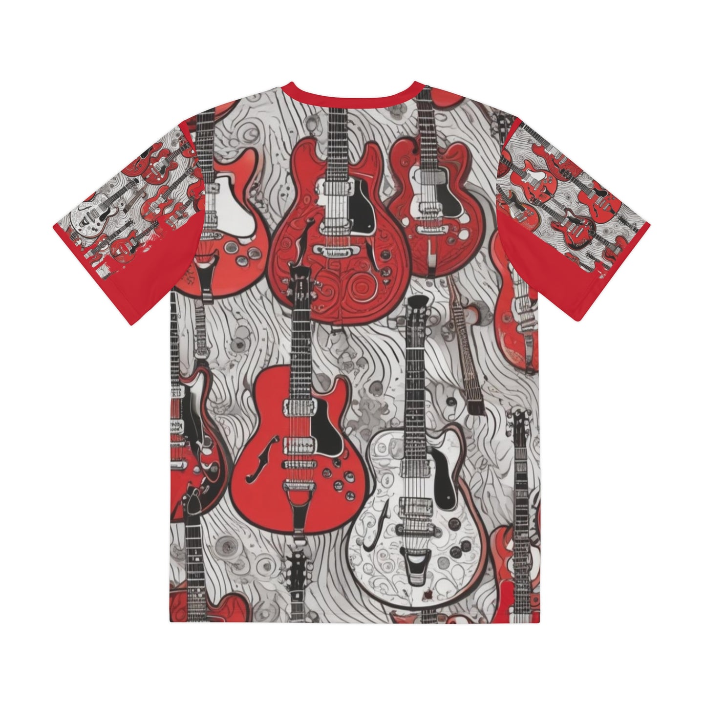 R&RH Men's Red Guitar Player