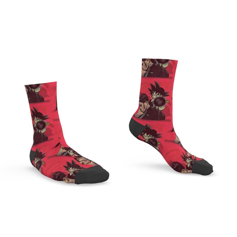 RRH Caricature Red Socks