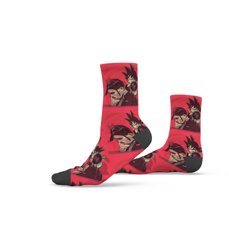 RRH Caricature Red Socks