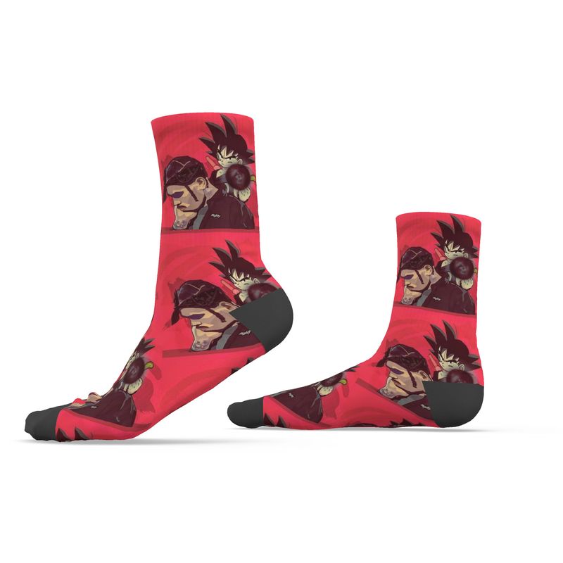 RRH Caricature Red Socks