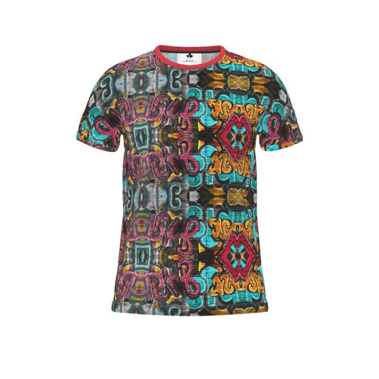 Cut and Sew All Over Print T-Shirt