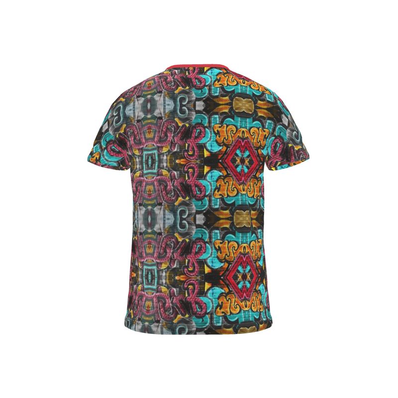 Cut and Sew All Over Print T-Shirt