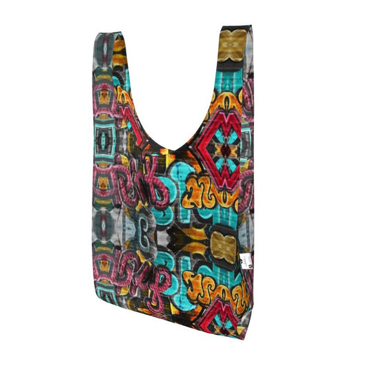 R&RH Grafitti Parachute Shopping Bag