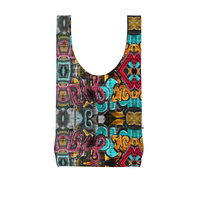 R&RH Grafitti Parachute Shopping Bag