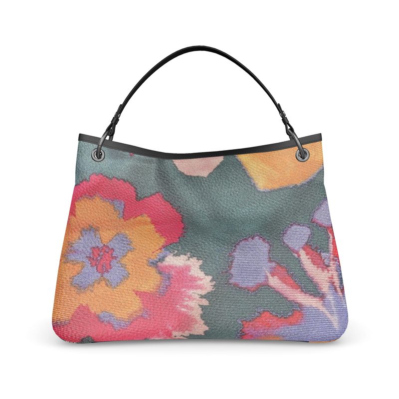 R&RH Flowery Abstract  Talbot Slouch Bag