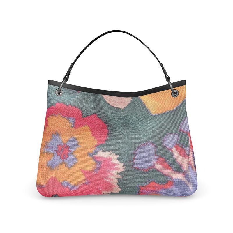 R&RH Flowery Abstract  Talbot Slouch Bag