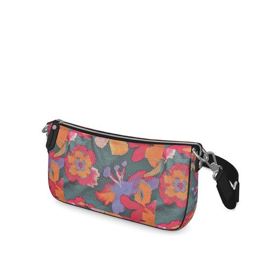 R&RH Flowery Abstract Baguette Bag