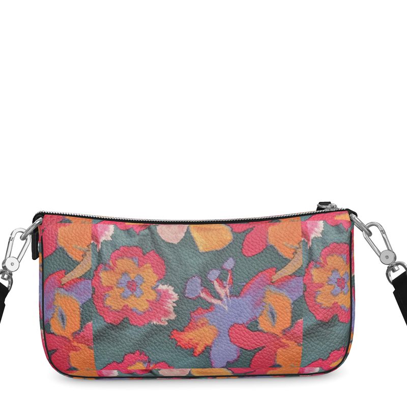 R&RH Flowery Abstract Baguette Bag