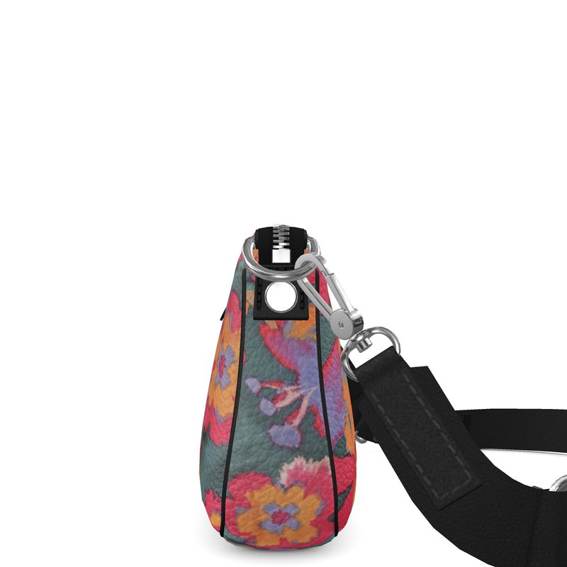 R&RH Flowery Abstract Baguette Bag