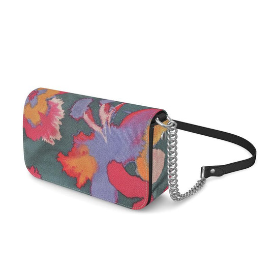 R&RH Flowery Abstract Flap Over Box Bag