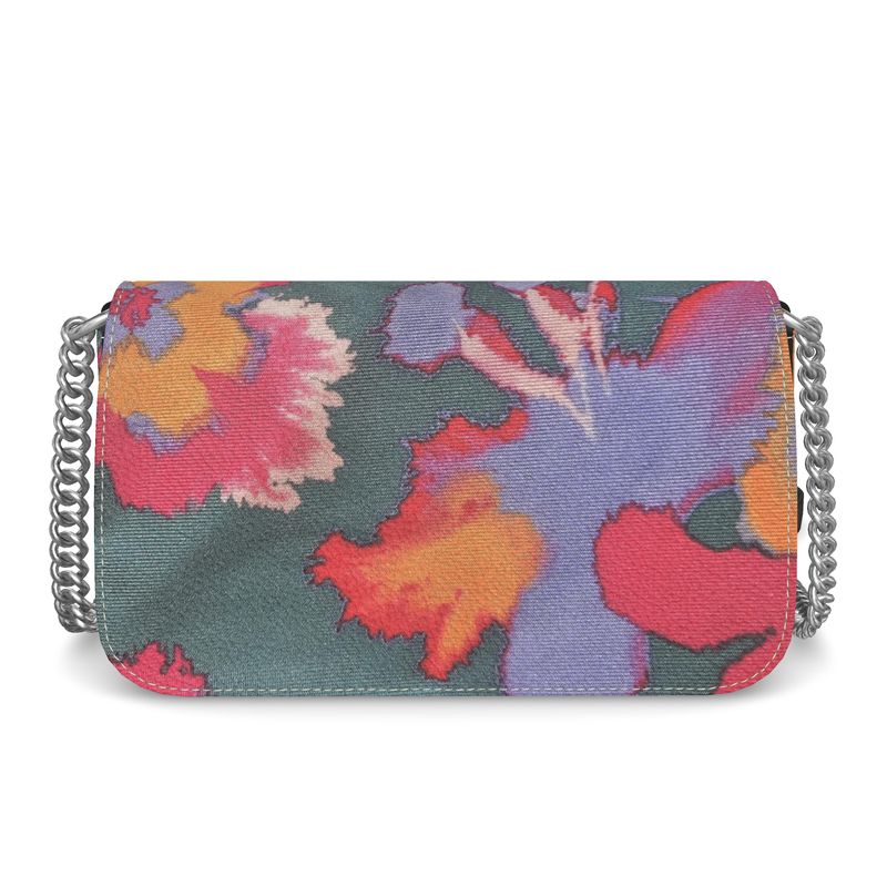 R&RH Flowery Abstract Flap Over Box Bag