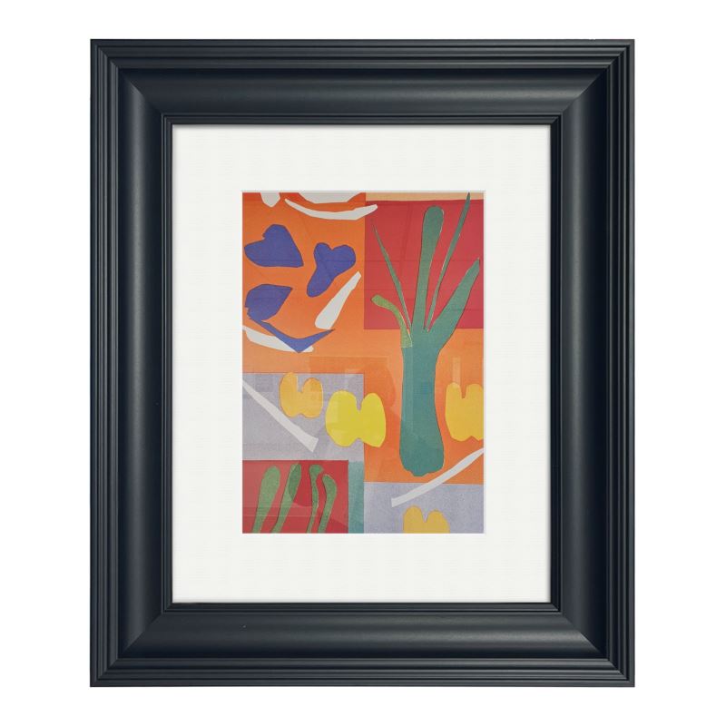 R&RH Orange Ornate Frame Art Prints