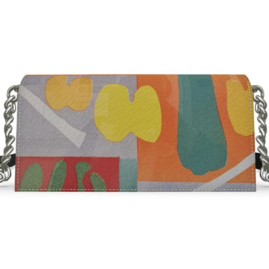 R&RH Orange Abstract Designer 'Kenway' Evening Bag