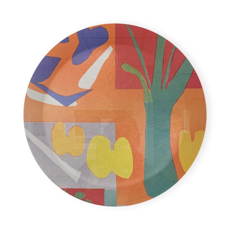 R&RH Orange Round Coaster Trays