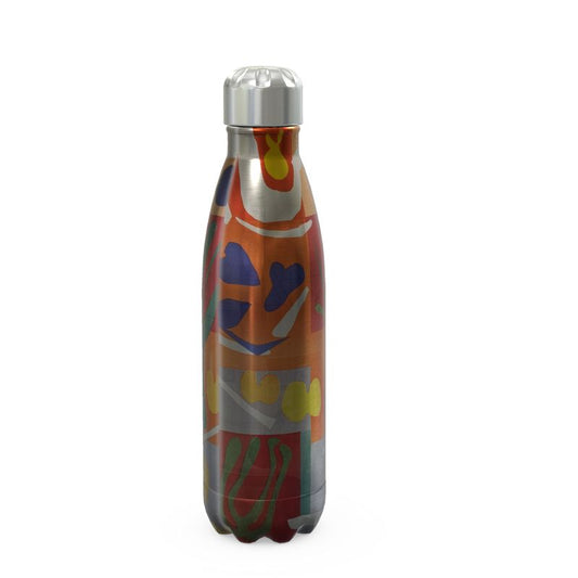 R&RH Orange Flowers Stainless Steel Thermal Bottle