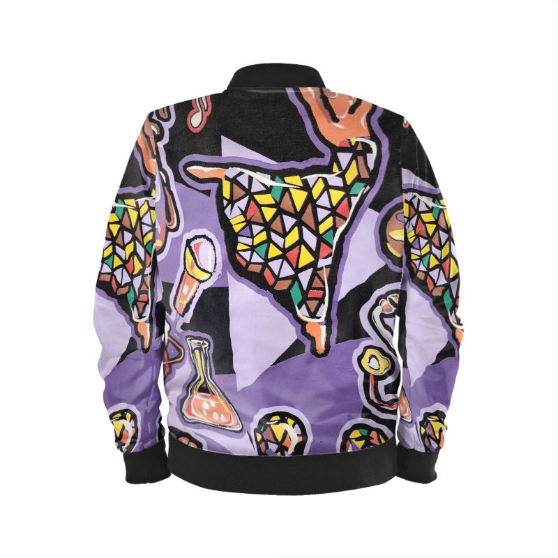 R&RH Purple Mens Bomber Jacket