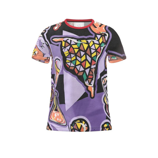 Cut and Sew All Over Print T-Shirt