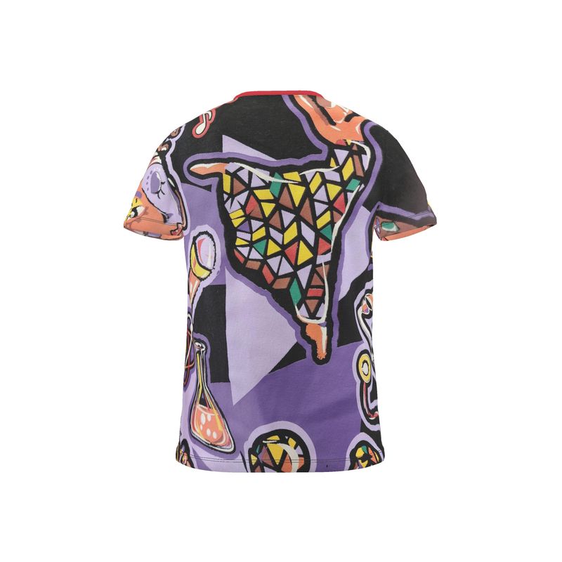 Cut and Sew All Over Print T-Shirt