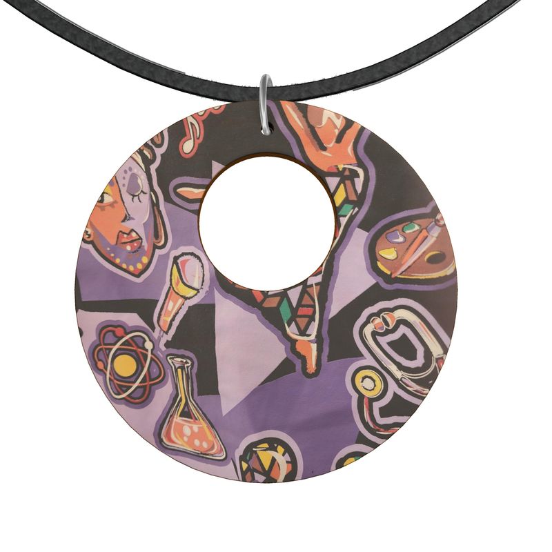 Wooden Pendant Organic Shapes