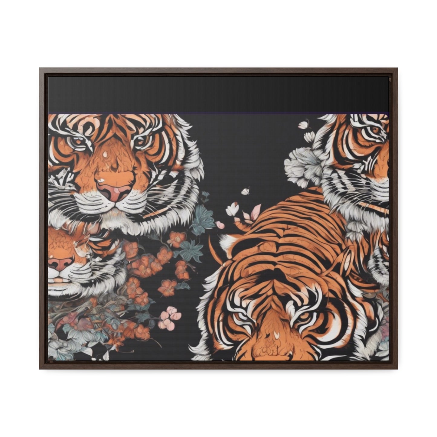 R&RH Vibrant Tiger Gallery Canvas Wrap - Nature-Inspired Wall Art for Home Décor