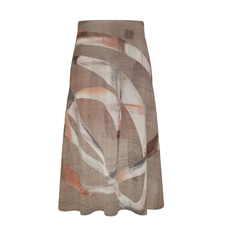 R&RH  Beige Stripe Skirt