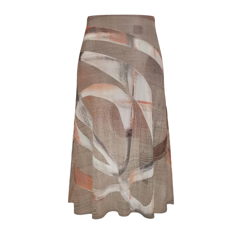 R&RH  Beige Stripe Skirt