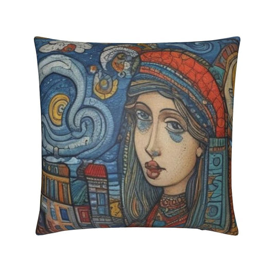 R&RH Whimsical Blue Cushions