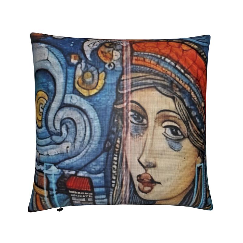 R&RH Whimsical Blue Cushions