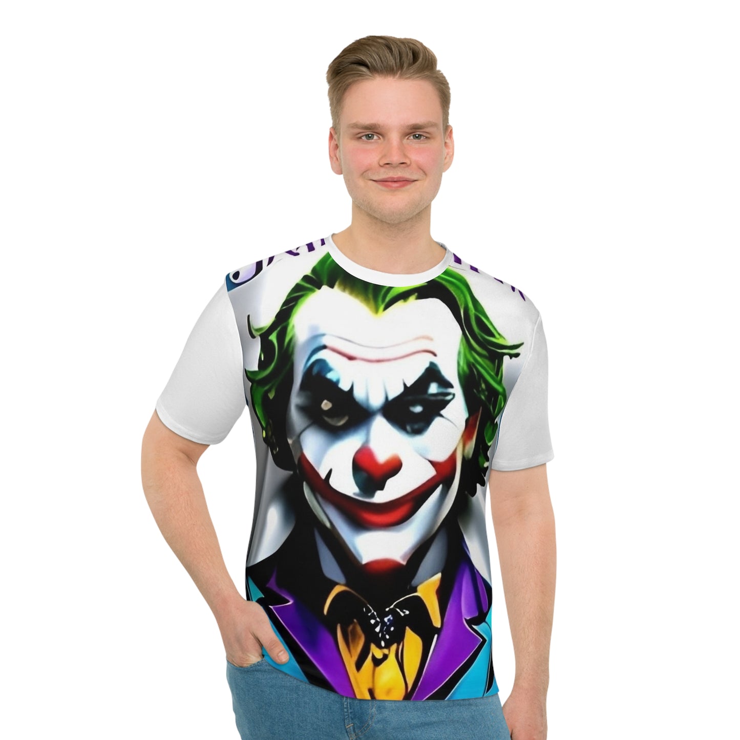 R&RH Men's Joker Graphic T-Shirt | Casual Loose Fit for Fans