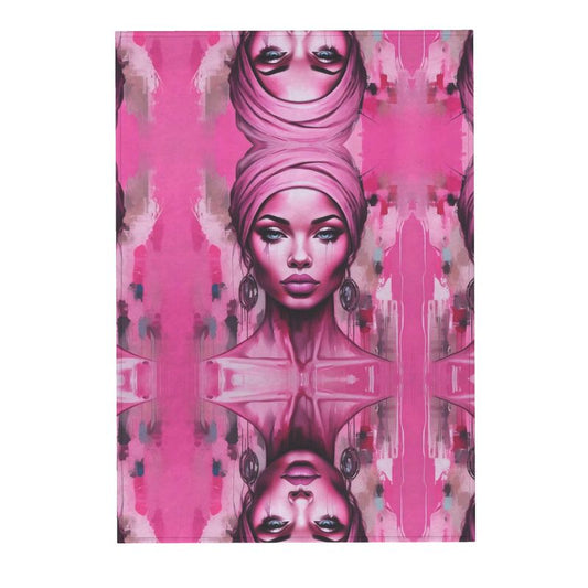 R&RH 'Her Eyes' Pink Designer Rug