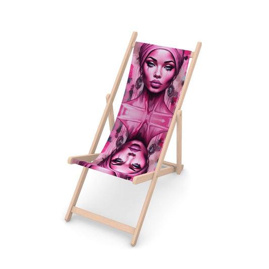 R&RH Her Eyes Pink Deckchair