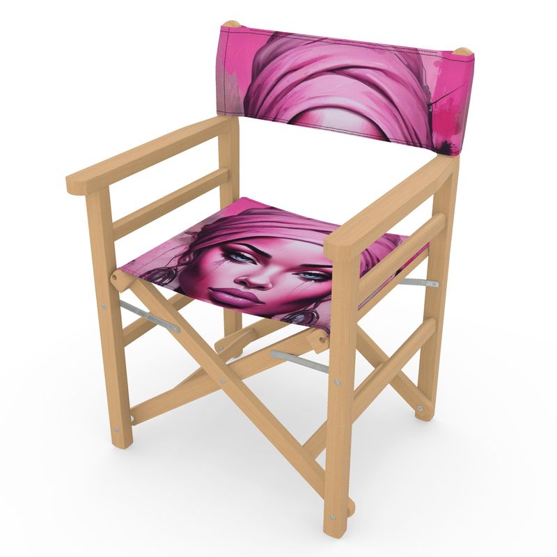 R&RH Her Eyes Pink Directors Chair