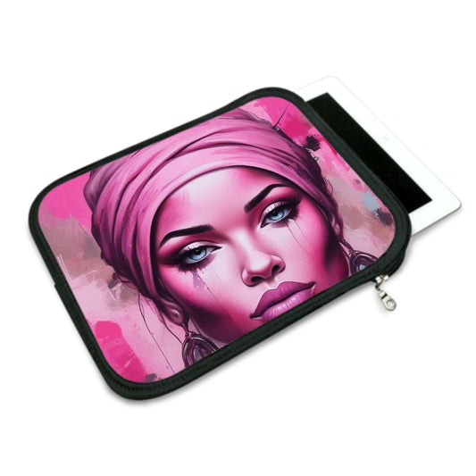 R&RH 'Her Eyes' Pink Designer  iPad Slip Case