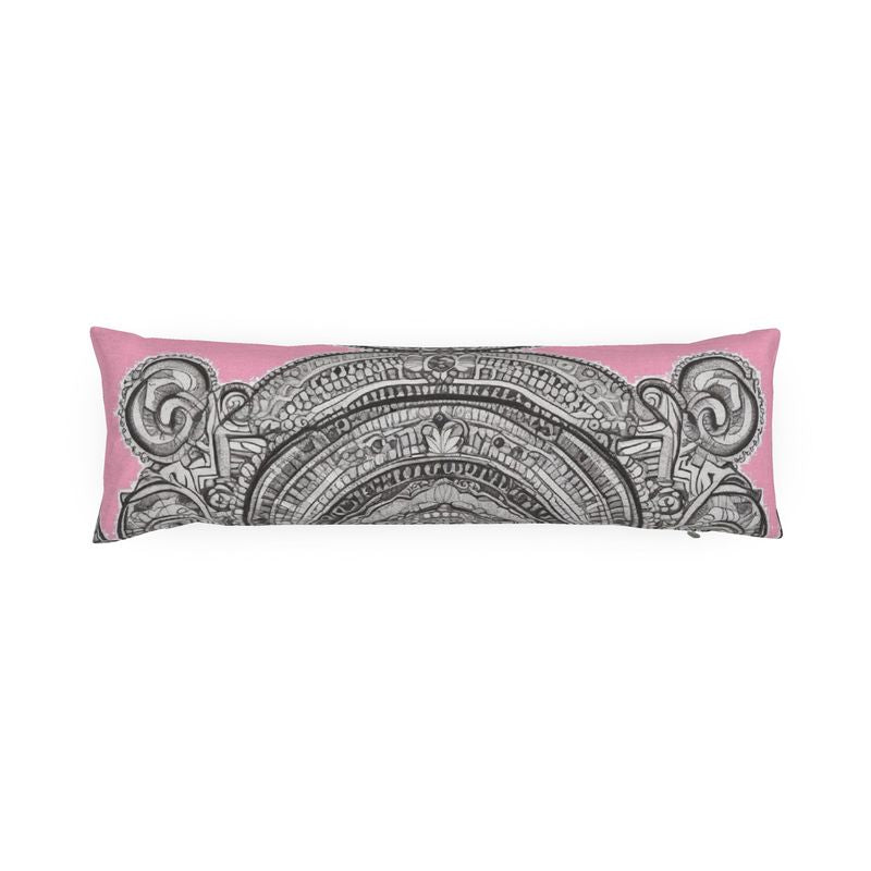 R&RH Pink Bolster Pillow