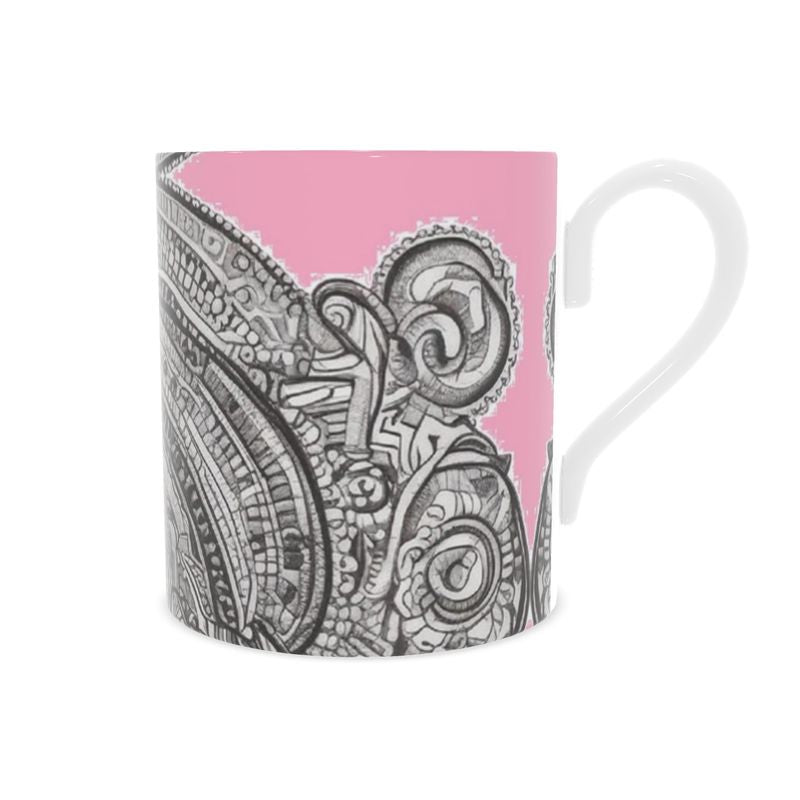 R&RH Pink Destiny Bone China Mug