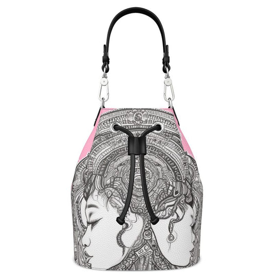 R&RH Pink Destiny Designer Bucket Bag