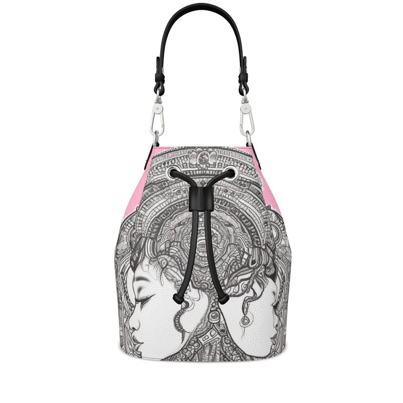 R&RH Pink Destiny Designer Bucket Bag