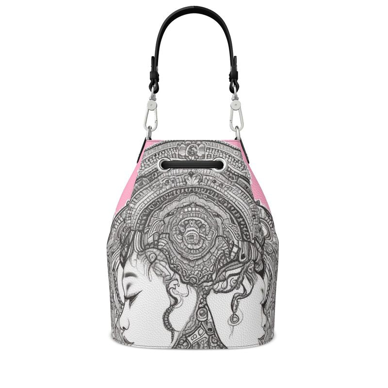 R&RH Pink Destiny Designer Bucket Bag