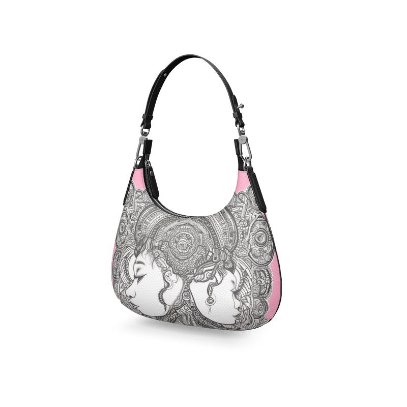 R&RH PinkDestiny Designer Mini Curve Bag