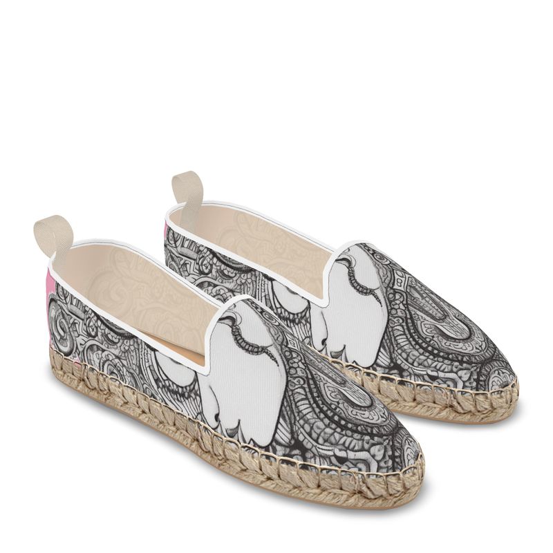 R&RH PinkDestiny Designer Loafer Espadrilles