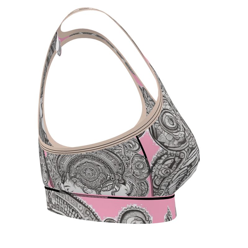 R&RH PinkDestiny Designer Sports Bra