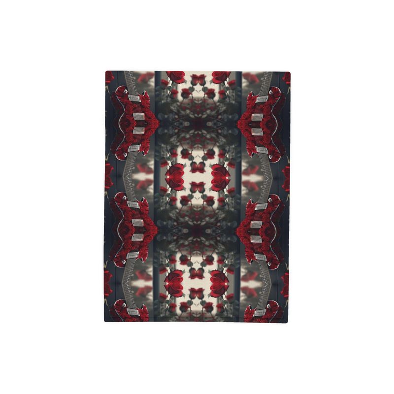 R&RH Red Guitar  Designer Blanket