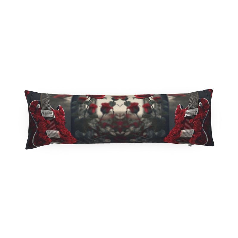 R&RH Red Guitar Designer Bolster Pillow