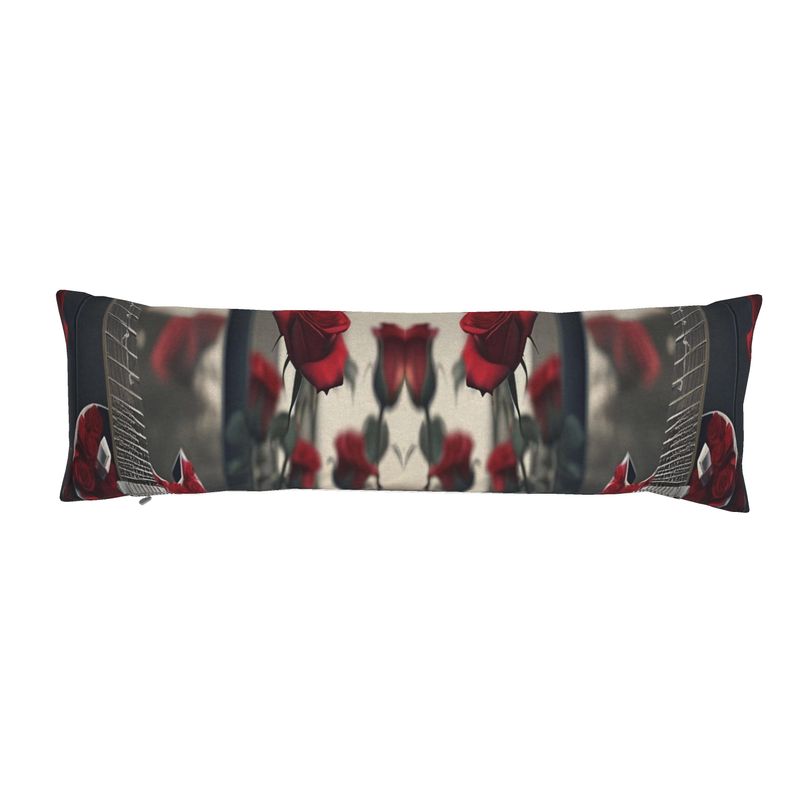 R&RH Red Guitar Designer Bolster Pillow