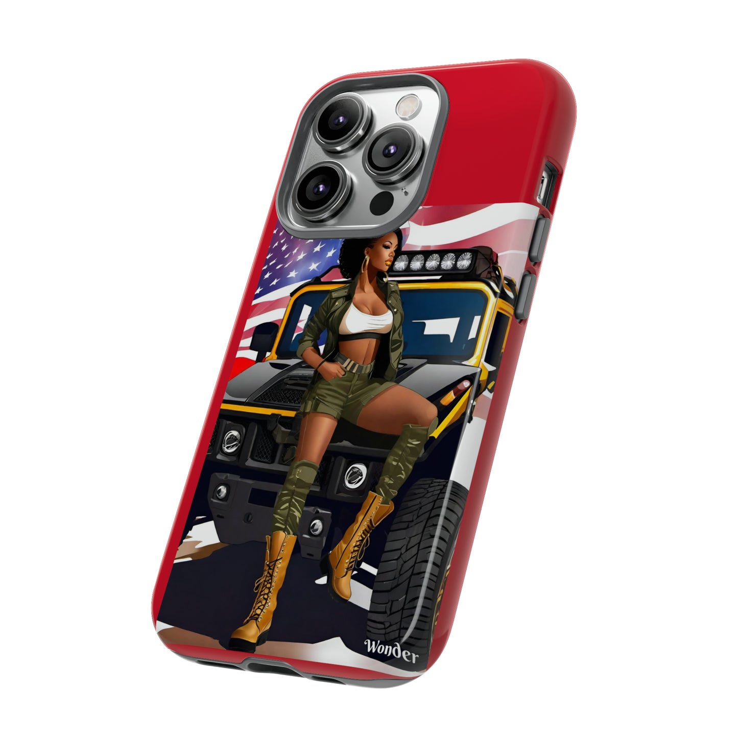 R_RH Army Woman Phone Cases