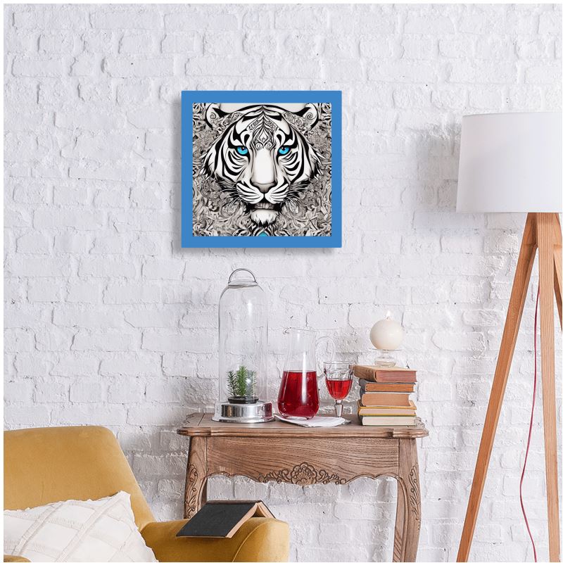 R&RH Majestic Blue Tiger Eye Acrylic Print - Stunning Wall Art for Animal Lover