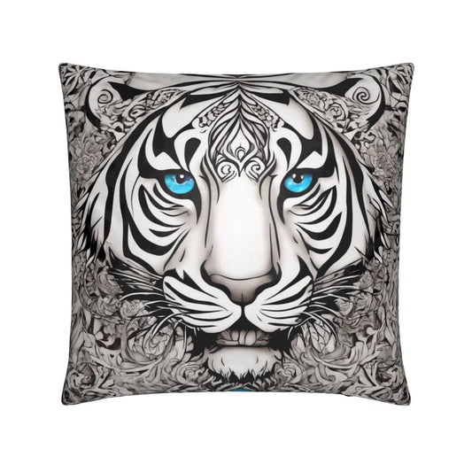 R&RH Majestic Blue Tiger Eyes Acrylic Print Cushions